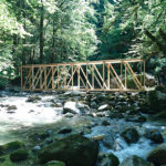 Pont bois massif